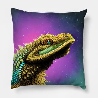 Spiked Lizard Speculation Pillow