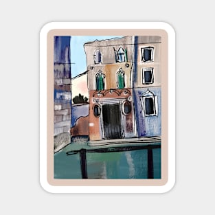 Venice illustration Magnet