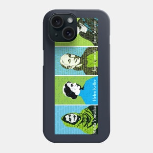 Feminists blue and green Phone Case