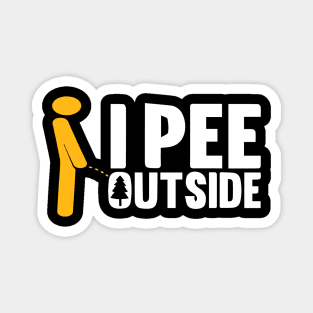 I Pee Outside Magnet