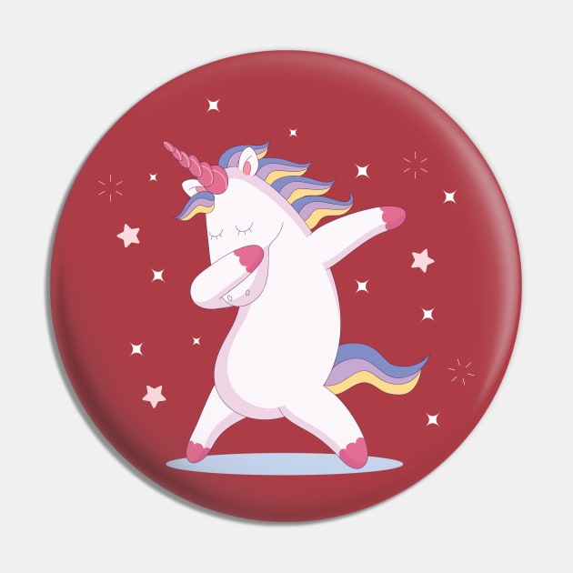 Dancing Unicorn Pin by JoannaMichelle