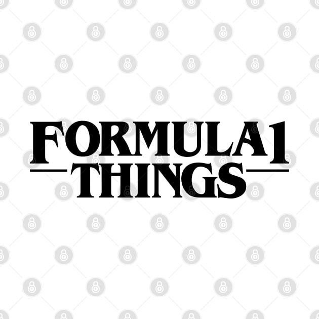 Formula 1 things (blck) by throwback