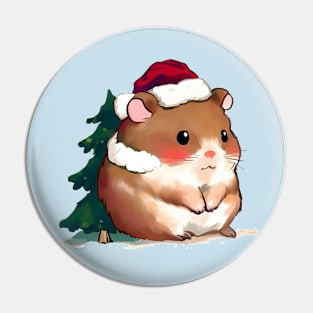 Xmas for hamsters Pin