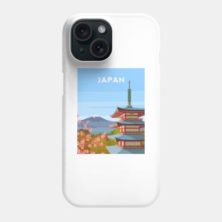 Japan - Mount Fuji and Chureito Pagoda Phone Case