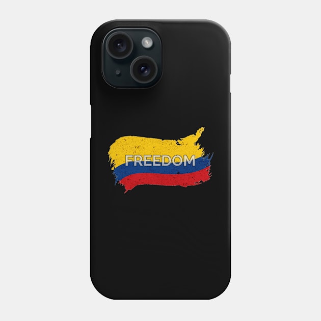 Freedom colombiana Phone Case by 29Butterfly_Studio