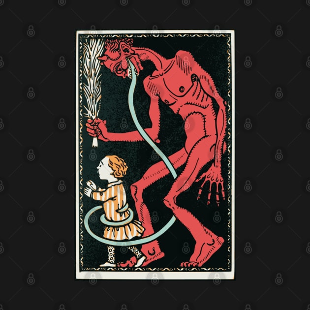 Krampus and Boy by Suva