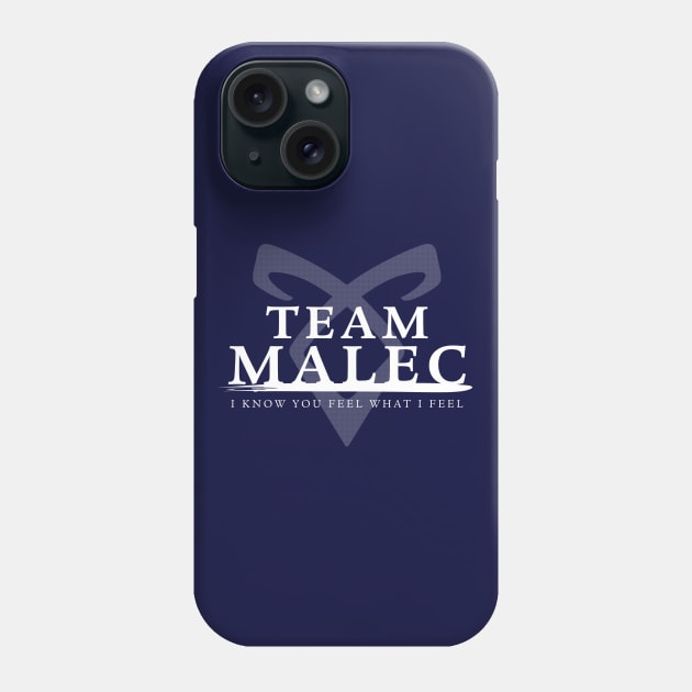 Shadowhunters - Team Malec Phone Case by BadCatDesigns