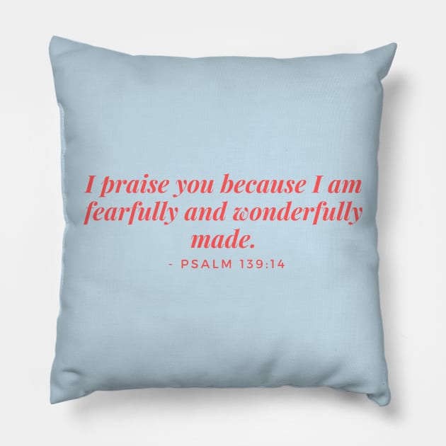 Bible Verse Pillow by virtuallies