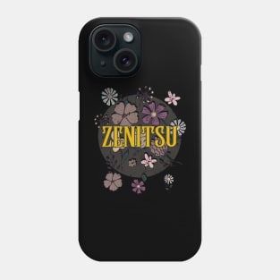 Aesthetic Proud Name Zenitsu Flowers Anime Retro Styles Phone Case