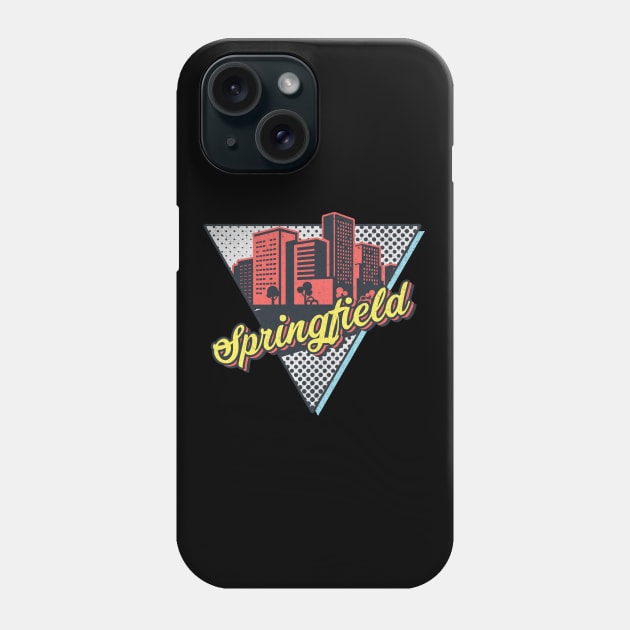 Springfield town retro Phone Case by SerenityByAlex