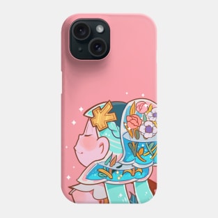 Osomatsu-san: Aqua Blossom Phone Case