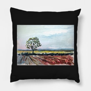 Canola and Ploughed Fields Pillow