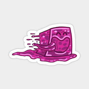 Slippery Slime (pink) Magnet