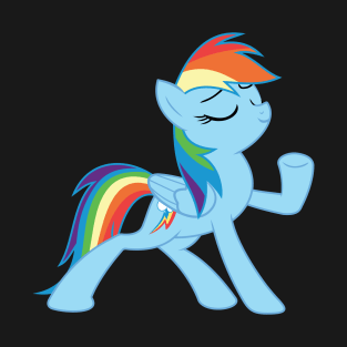 Rainbow Dash Strikes A Pose T-Shirt
