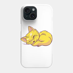 Lovely sleeping cat Phone Case