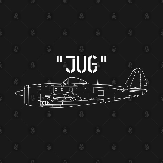 Republic P-47D Thunderbolt "Jug" by BearCaveDesigns