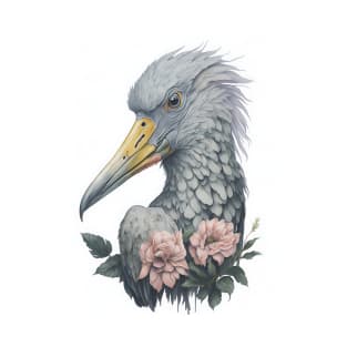 Shoebill Watercolor T-Shirt