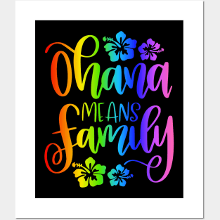 Stitch Ohana Means Family Quote Watercolor Art Print Lilo -  Portugal