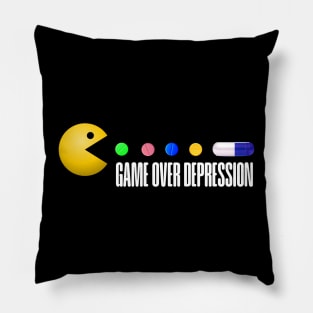 GAME OVER DEPRESSION!! Pillow