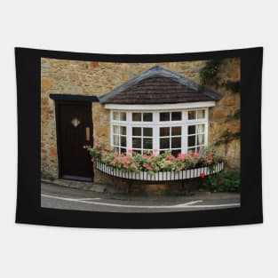 Bow Window With Geraniums Tapestry