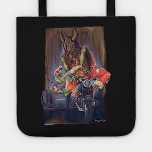 Biker Krampus Tote