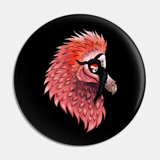 Bearded Vulture Head Pin