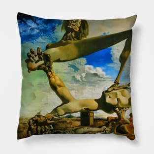 Painting Soft Construction with Boiled Beans Salvador Dali T-Shirt T-Shirt Pillow