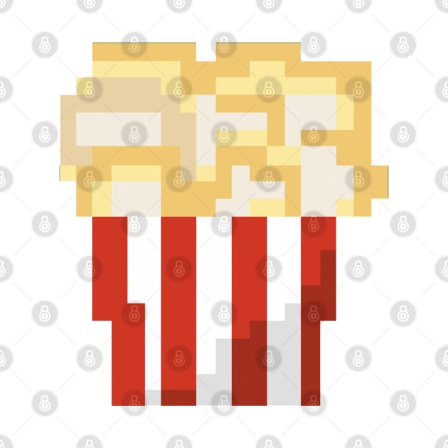 Pixel Art - popcorn full by Uwaki