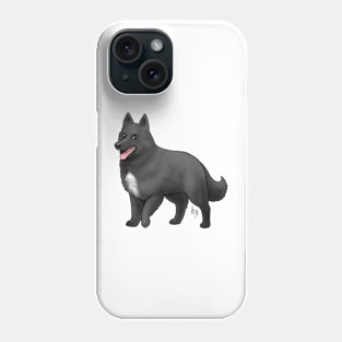 Dog - Belgian Sheepdog - Black and White Phone Case