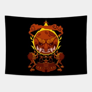 Oni Moon Tapestry