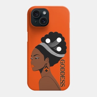 Black Goddess Queen Phone Case
