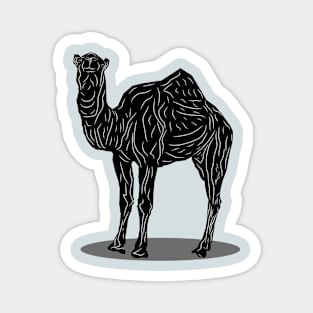 "Elegant Camel Silhouette" Magnet