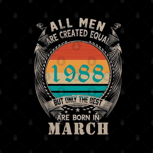 34th Birthday, all men are created equal, march birthday by Omarzone