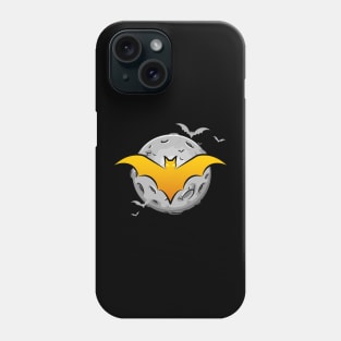 bat in the moon Phone Case