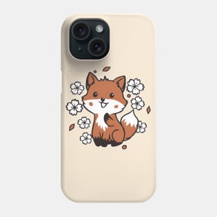 Curious Kawaii Fox Phone Case