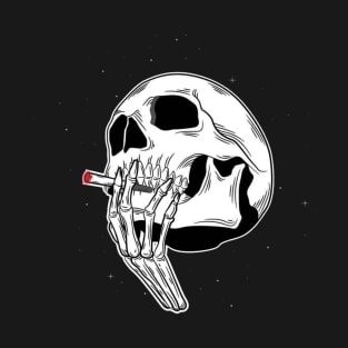 Skull SMoking T-Shirt