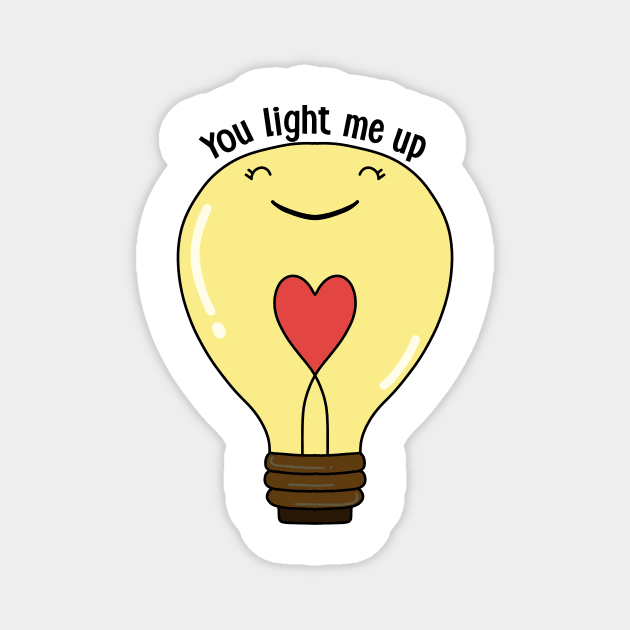 You light me up Magnet by medimidoodles