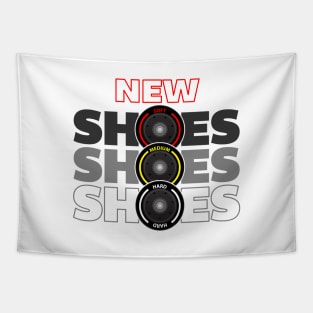 Formula 1 - New Shoes Design Tapestry