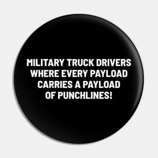 Military Truck Drivers Pin