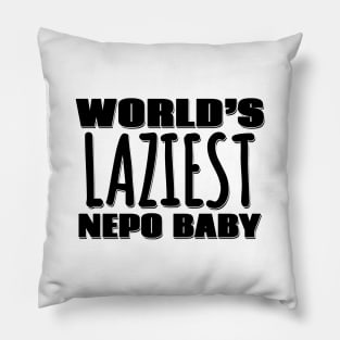 World's Laziest Nepo Baby Pillow