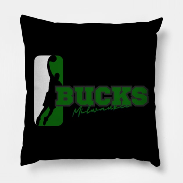 buks basketball Pillow by soft and timeless