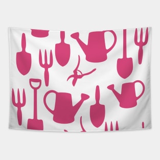 Gardener Pink Pattern Tapestry