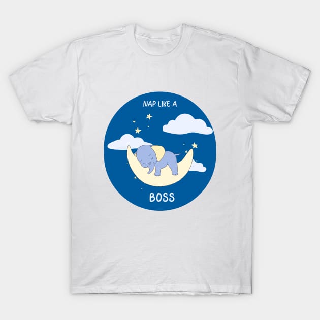 Nap Like a Boss Infant Sleep T-Shirt by Lamount Tees