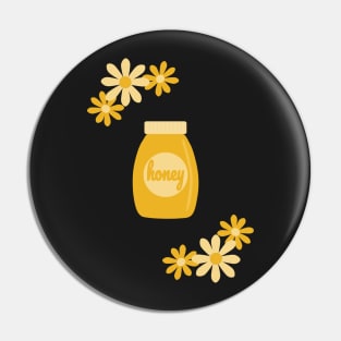 Honey and Flowers Sticker Pack Pin