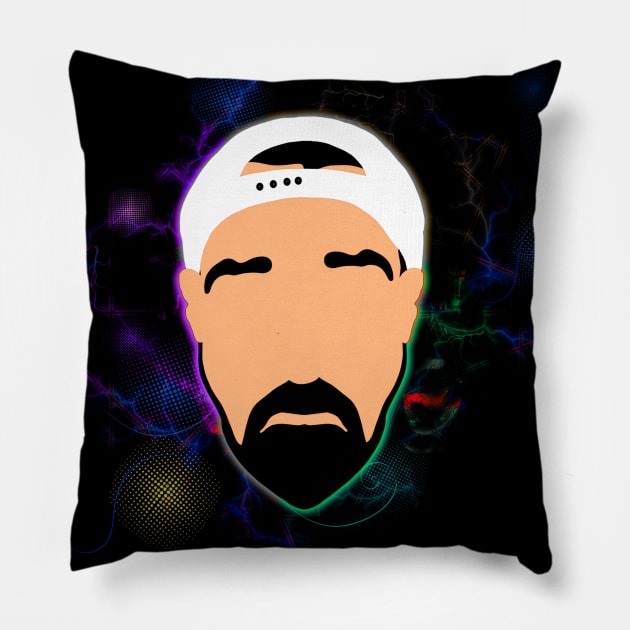 Spiderverse Kevin Smith Pillow by Thisepisodeisabout