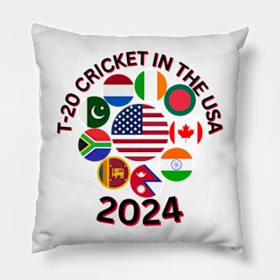 T-20 Cricket in the USA Pillow