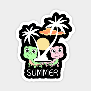 Summer with Lizard Magnet