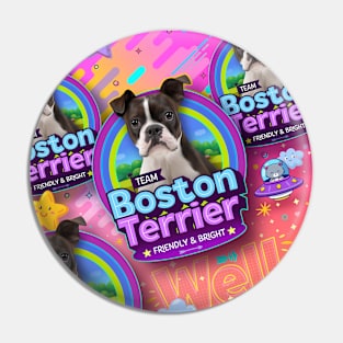 Boston Terrier v2 Pin