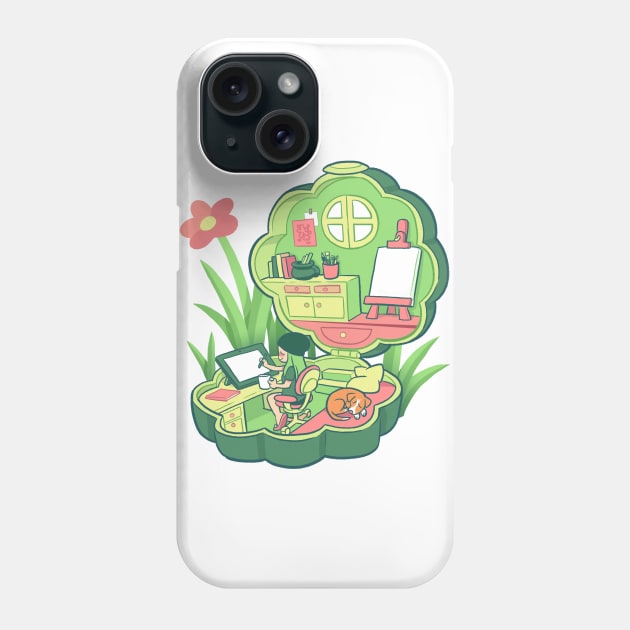 little studio Phone Case by melivillosa