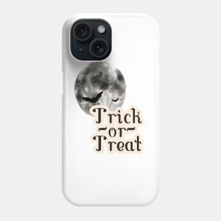 Trick Or Treat Moon Phone Case